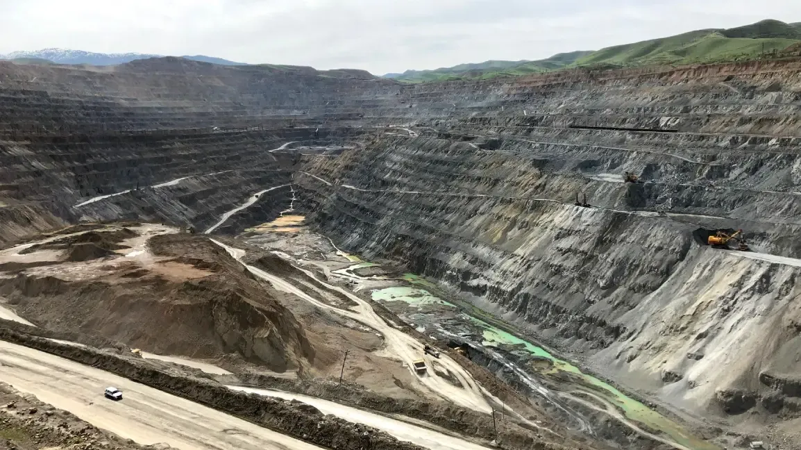 Almalyk open pit, Uzbekistan